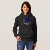 Carpal Tunnel Syndrome Awareness Peace Love Hope B Hoodie (Voorkant volledig)