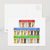 Carpaletunnelsyndroom met snel herstel briefkaart (Voorkant / Achterkant)