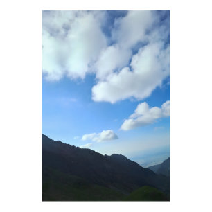 Carpathian Blue Sky Peaks – Roemeense Bergkunst Foto Afdruk