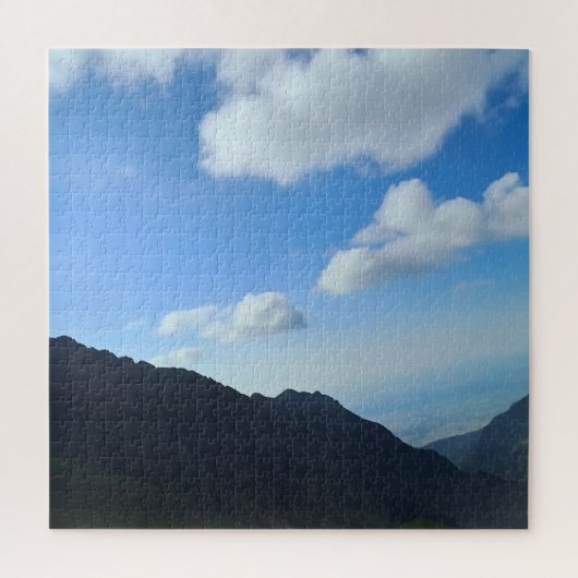 Carpathian Blue Sky Peaks – Roemeense Bergkunst Legpuzzel (Verticaal)
