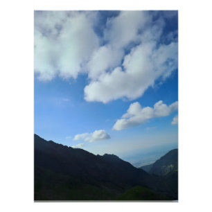 Carpathian Blue Sky Peaks – Roemeense Bergkunst Perfect Poster