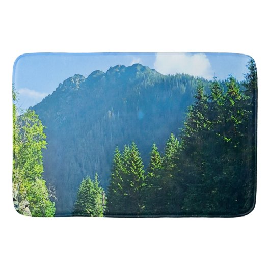 Carpathian Forest Road – Roemeense bergprint Badmat (Voorkant)