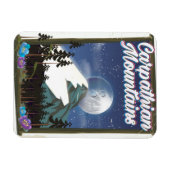 Carpathische bergen Reisposter Magneet (Horizontaal)