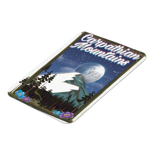 Carpathische bergen Reisposter Magneet (Linkerzijde)