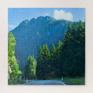Carpatische Bosweg – Roemenië Bergprint Legpuzzel