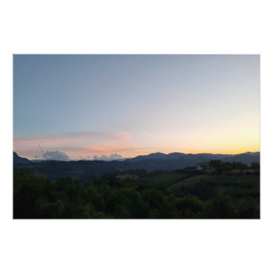 Carpatische Zonsondergang – Roemeense Bergfotograf Foto Afdruk