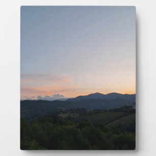 Carpatische Zonsondergang – Roemeense Bergfotograf Fotoplaat