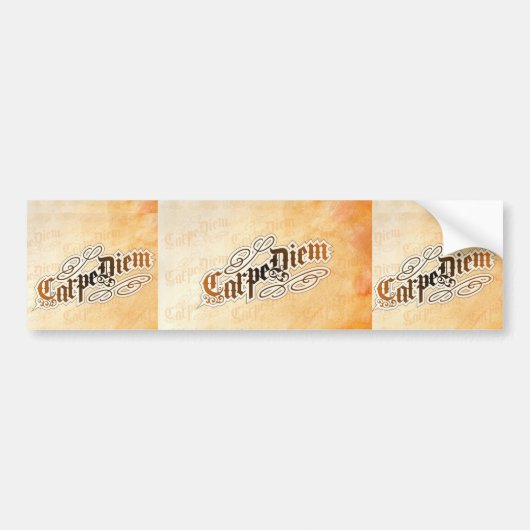 carpdiem-bumpersticker bumpersticker (Voorkant)