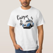 Carpdiem met twee kleuren, 2CV - 23 kleuren T-shirt (Voorkant)