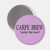 CARPE BREW (Het bier in orde brengen) Magneet (Voorkant / Achterkant)