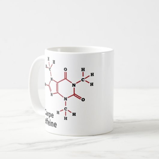 Carpe Caffeine Mok (Voorkant links)