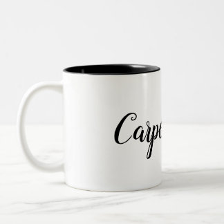 Carpe Coffee Tweekleurige Koffiemok