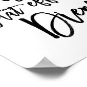 Carpe dat het Doorkrijgen van Diem Hand Lettered C Poster (Hoek)