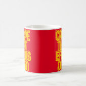 CARPE DIE DIEM FIJT GEEFT, grappige latijncitaat Koffiemok (Center)