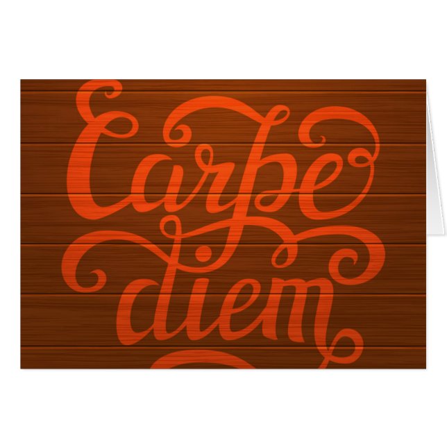 Carpe Diem' (Voorkant Horizontaal)
