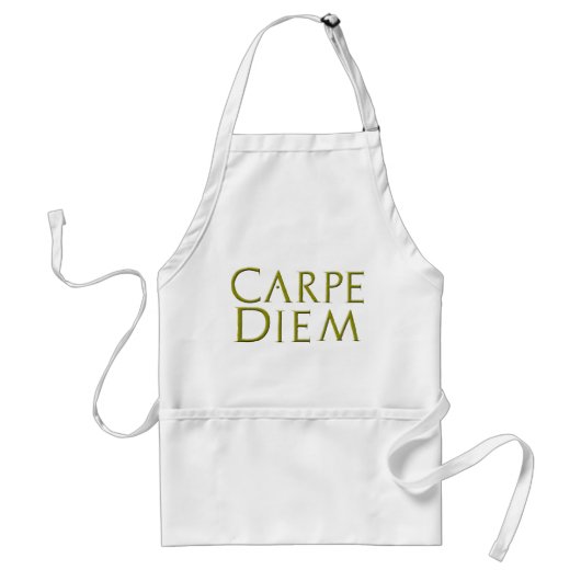 Carpe Diem Apron Standaard Schort (Voorkant)