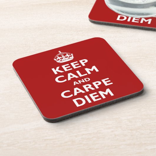 Carpe Diem! Bier Onderzetter (Linkerzijde)