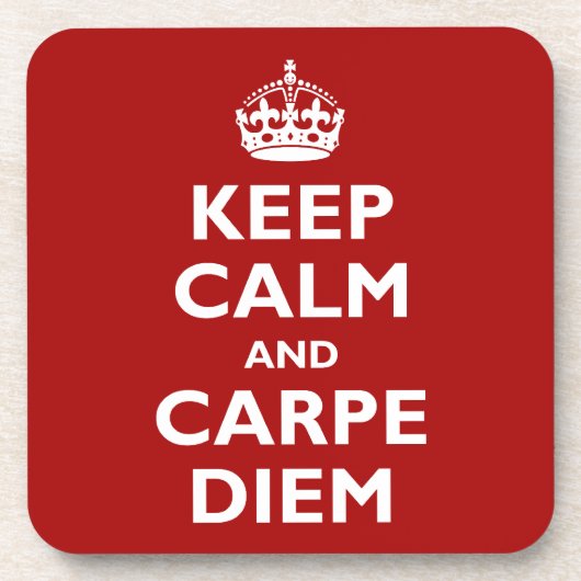 Carpe Diem! Bier Onderzetter (Voorkant)