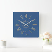 Carpe Diem Blue Acrylic Wall klok (Huis)