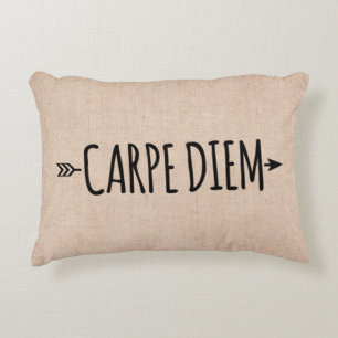 Carpe Diem Boho Arrow op Beige Accent Kussen
