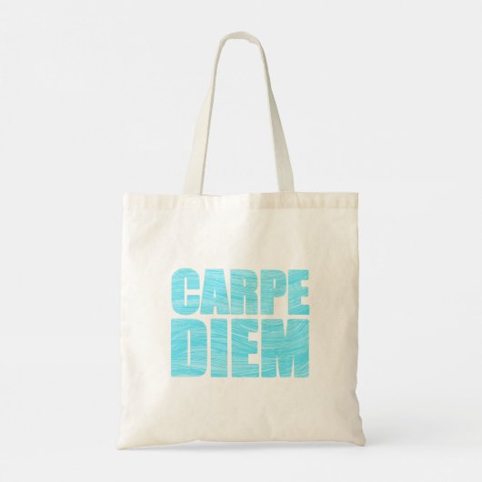 Carpe Diem Boodschappentas Tote Bag (Achterkant)