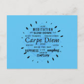 Carpe Diem Briefkaart (Voorkant)