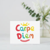 Carpe Diem Briefkaart (Staand voorkant)