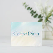 Carpe Diem Briefkaart (Staand voorkant)