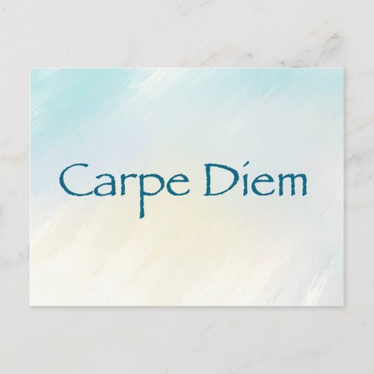 Carpe Diem Briefkaart (Voorkant)
