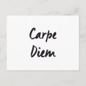 Carpe diem briefkaart (Voorkant)