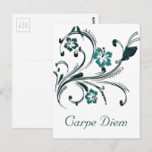 Carpe Diem Briefkaart (Voorkant / Achterkant)