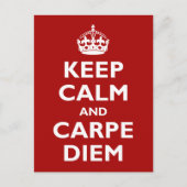Carpe Diem! Briefkaart (Voorkant)
