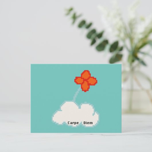 Carpe Diem Briefkaart (Staand voorkant)