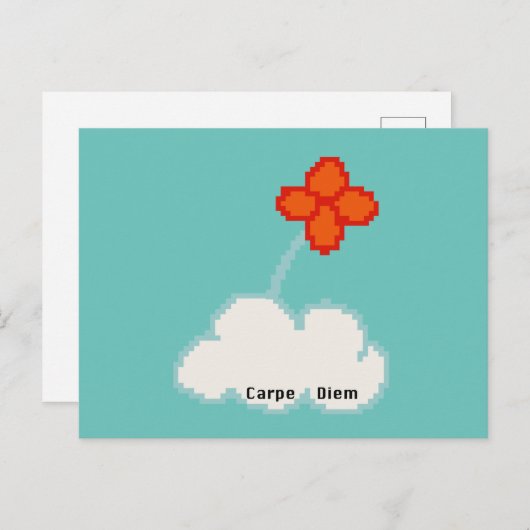 Carpe Diem Briefkaart (Voorkant / Achterkant)