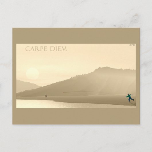 Carpe Diem Briefkaart (Voorkant)