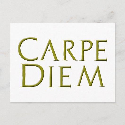 Carpe Diem Briefkaart (Voorkant)