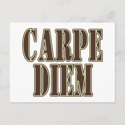 Carpe Diem Briefkaart (Voorkant)