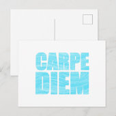 Carpe Diem Briefkaart (Voorkant / Achterkant)