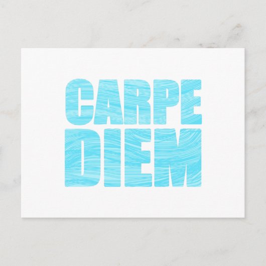 Carpe Diem Briefkaart (Voorkant)