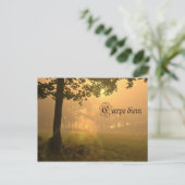 Carpe diem briefkaart (Staand voorkant)