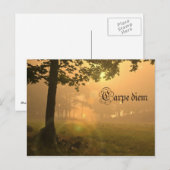 Carpe diem briefkaart (Voorkant / Achterkant)