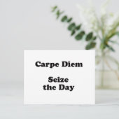 carpe diem briefkaart (Staand voorkant)