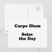 carpe diem briefkaart (Voorkant / Achterkant)