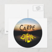 CARPE DIEM BRIEFKAART (Voorkant / Achterkant)