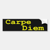 Carpe Diem Bumpersticker (Voorkant)