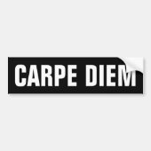 CARPE DIEM BUMPERSTICKER (Voorkant)