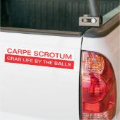 Carpe Diem? Bumpersticker (Op Truck)