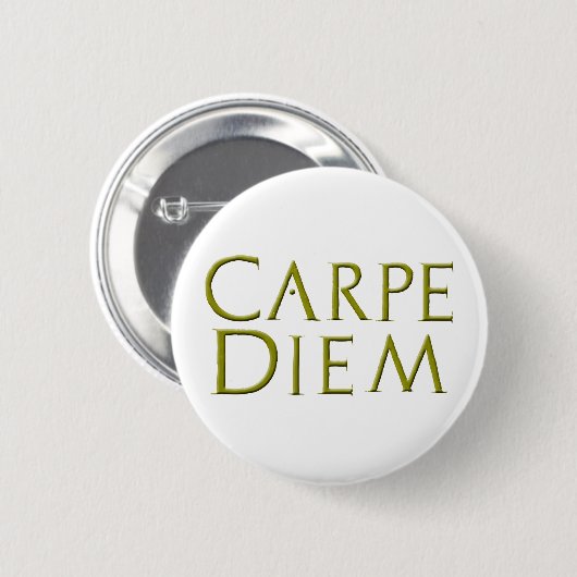 Carpe Diem Button (Voorkant /achterkant)