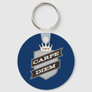 Carpe Diem Button Sleutelhanger