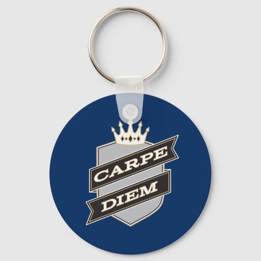 Carpe Diem Button Sleutelhanger (Voorkant)